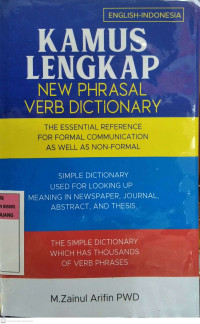 Image of Kamus lengkap new phrasal verb dictionary